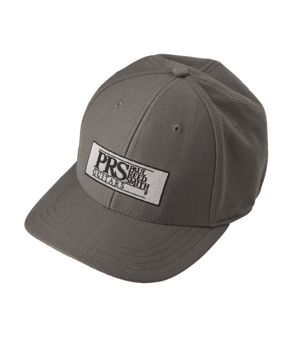 PRS Block Logo Fitted Baseball Hat, Gray